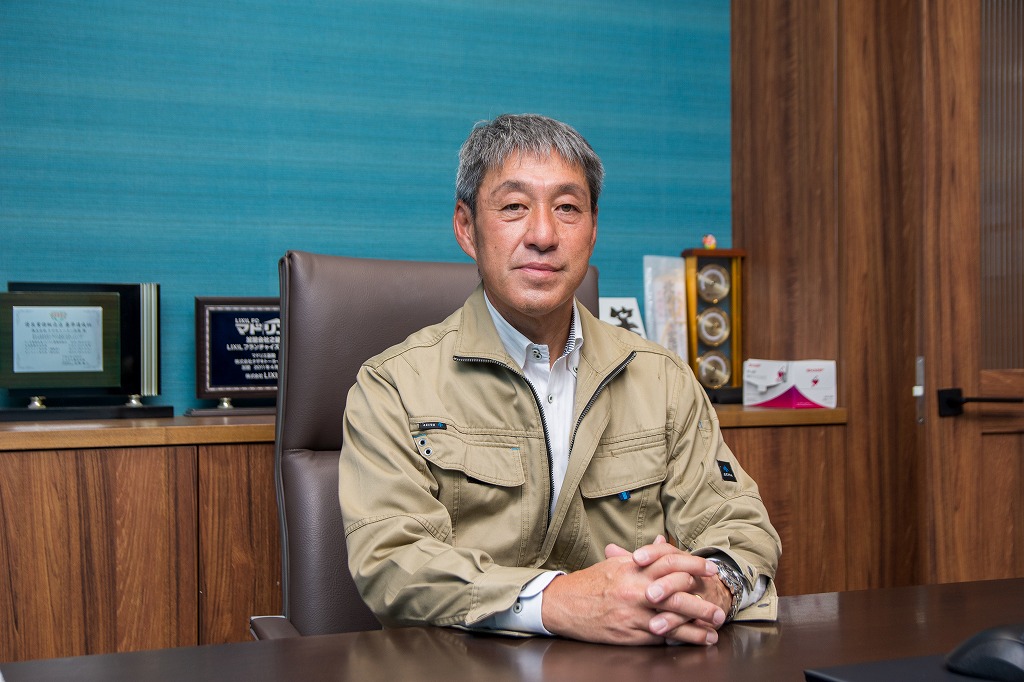 1985年に現場の社員から2代目社長に就任した中島明代表取締役